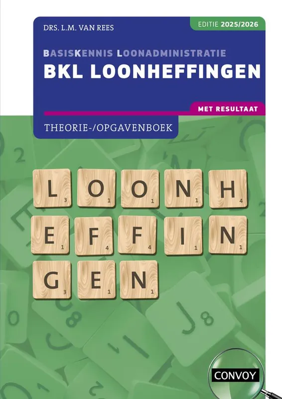 BKL Loonheffingen 2025/2026 Theorie-/opgavenboek Gereduceerde Prijs