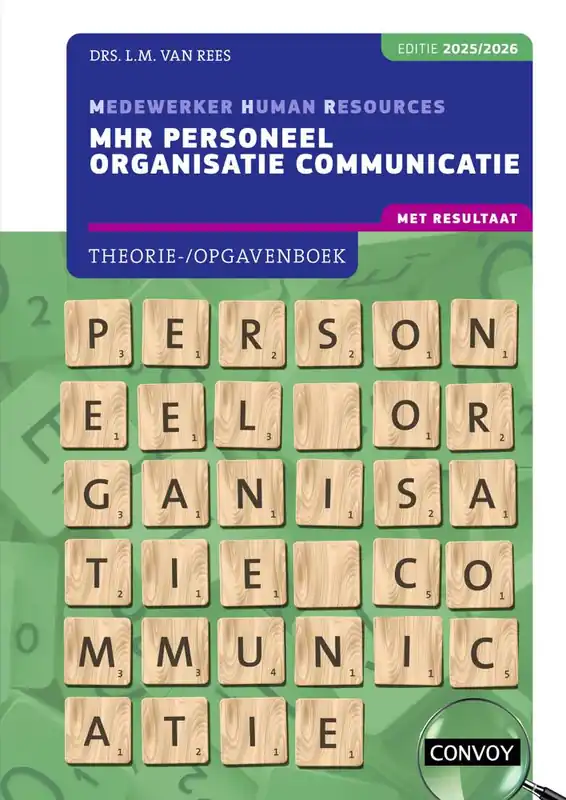 Must-Have MHR personeel organisatie communicatie 2025/2026 Theorie-/opgavenboek / Druk 1