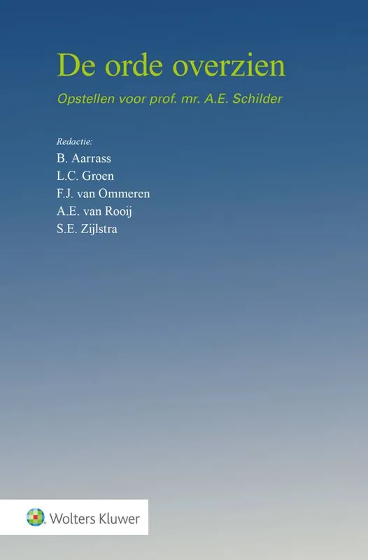 Rechtstreeks Van De Fabrikant De orde overzien / Druk 1