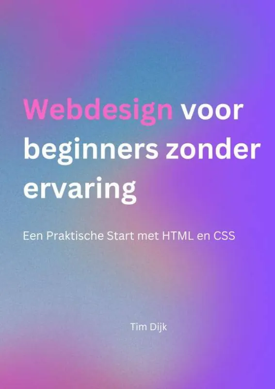 Speciale Aanbieding Webdesign voor beginners zonder ervaring / Druk 1