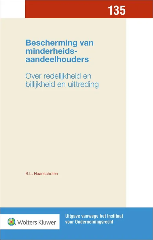 Bescherming van minderheidsaandeelhouders / Druk 1 Beperkt Aanbod