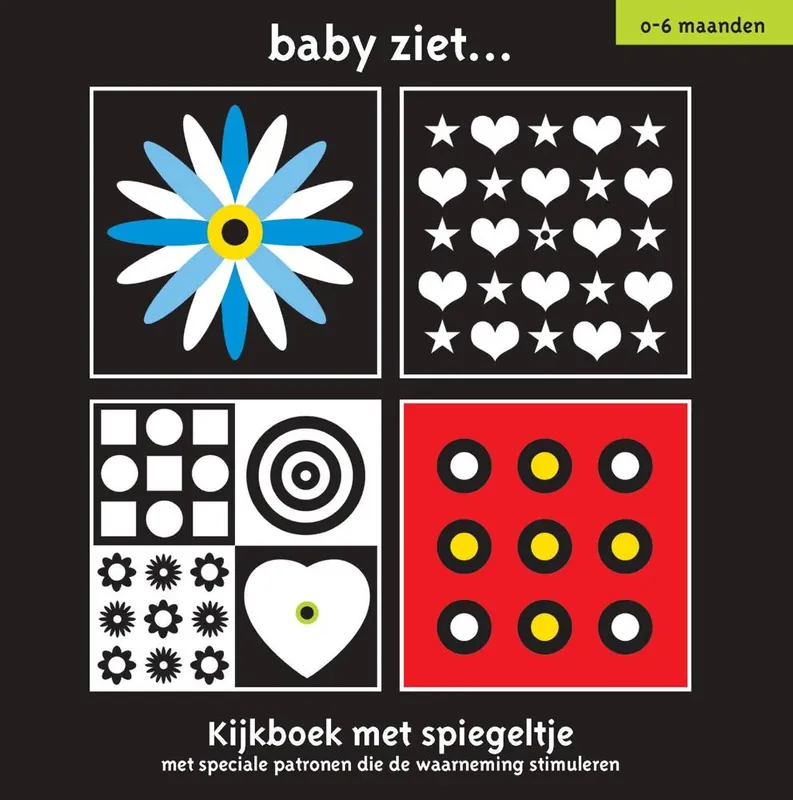 kijkboek met spiegeltje 0-6 maanden / Druk 1 Tijdelijk Beschikbaar