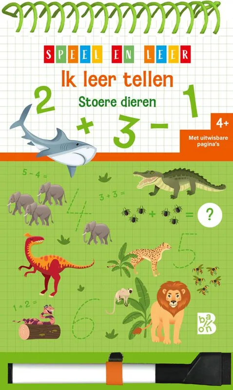 Direct Beschikbaar Ik leer tellen Stoere dieren / Druk 1
