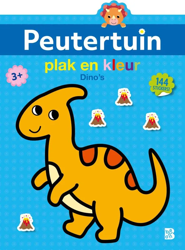 Plak en kleur Dino's / Druk 1 Gratis Verzending