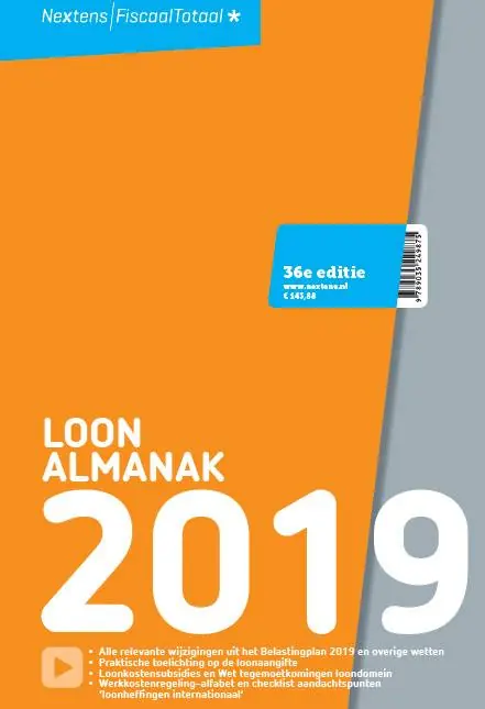 Speciale Aanbieding Nextens Loon Almanak 2019 / Druk 1