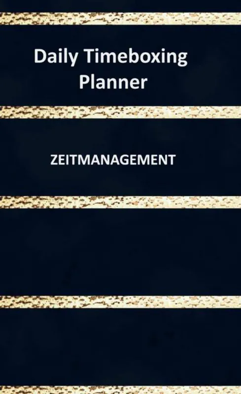 Aanbieding Daily Timeboxing Planner: Zeitmanagement Tagesplanung Notizbuch 100 Seiten / 1 Edition