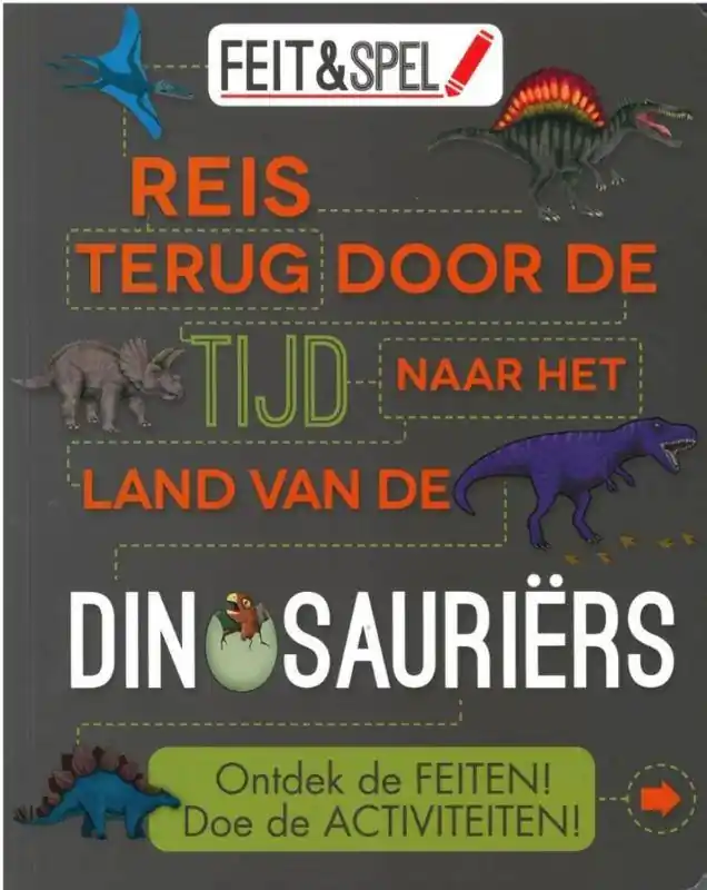 Hoge Kwaliteit Feit&Spel Dinosauriërs - feiten en activiteitenboek / Druk 1