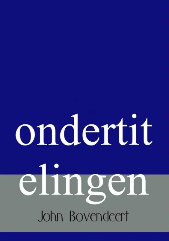 Nu Kopen Ondertitelingen / Druk 1