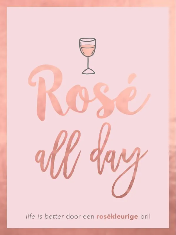 Lage Prijs Rosé all day - cadeauboek / Druk 1