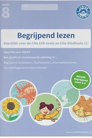 Begrijpend lezen Oefenboek Deel 1 groep 8 M8/E8 Geschikt voor de LVS-toets 3.0 (M8) en de Cito Eindtoets / Druk 1 Seizoensaanbieding