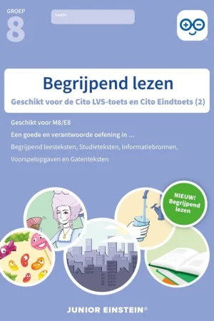 Beste Prijs Begrijpend lezen Oefenboek Deel 2 groep 8 M8/E8 Geschikt voor de LVS-toets 3.0 (M8) en de Cito Eindtoets (E8) / Druk 1