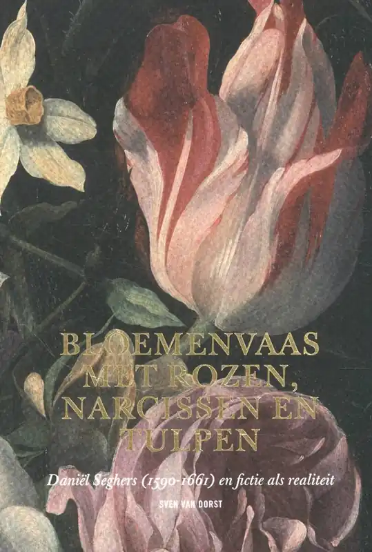 Bloemenvaas met rozen, narcissen en tulpen / Druk 1 Hoge Kwaliteit