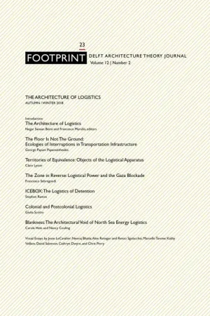Beperkt Aanbod Footprint 23 The Architecture of Logistics / 1st Edition