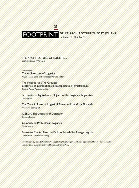 Beperkt Aanbod Footprint 23 The Architecture of Logistics / 1st Edition