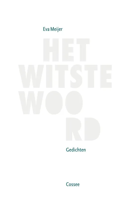Hoge Kwaliteit Het witste woord / Druk 1