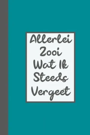 Wachtwoordenboekje / Wachtwoorden Boekje - Allerlei Zooi Wat Ik Steeds Vergeet / Druk 2 Meest Verkocht