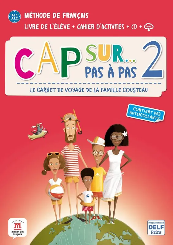 Cap sur pas a pas 2 - Livre de l'eleve + Cahier d'activites A1.1-A1.2 / 1 Edition Op = Op