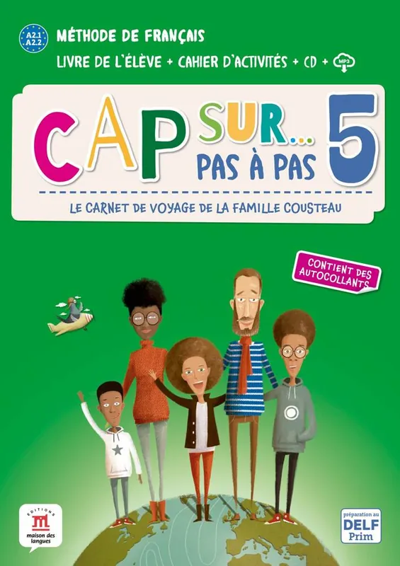 Aanbieding Cap sur pas a pas 5 - Livre de l'eleve + Cahier d'activites A2.1-A2.2 / 1 Edition