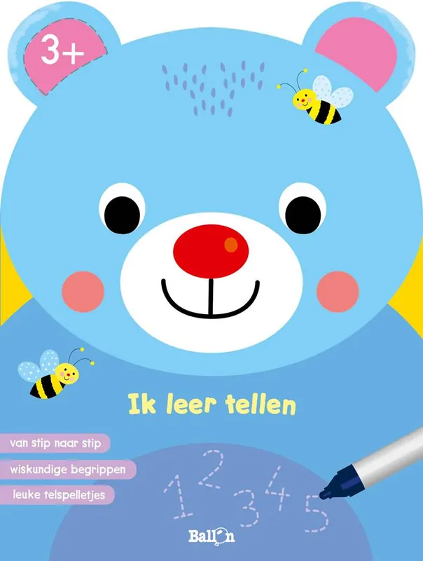 Merkproduct Ik leer tellen 3+ / Druk 1