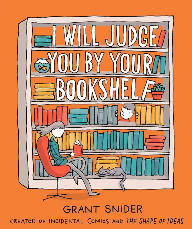 Betrouwbaar I Will Judge You by Your Bookshelf