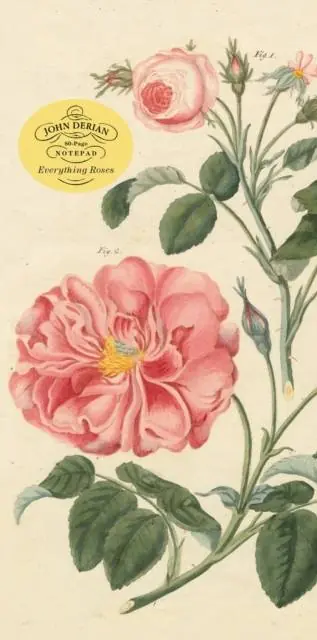 John Derian Paper Goods: Everything Roses Notepad Bestel Nu