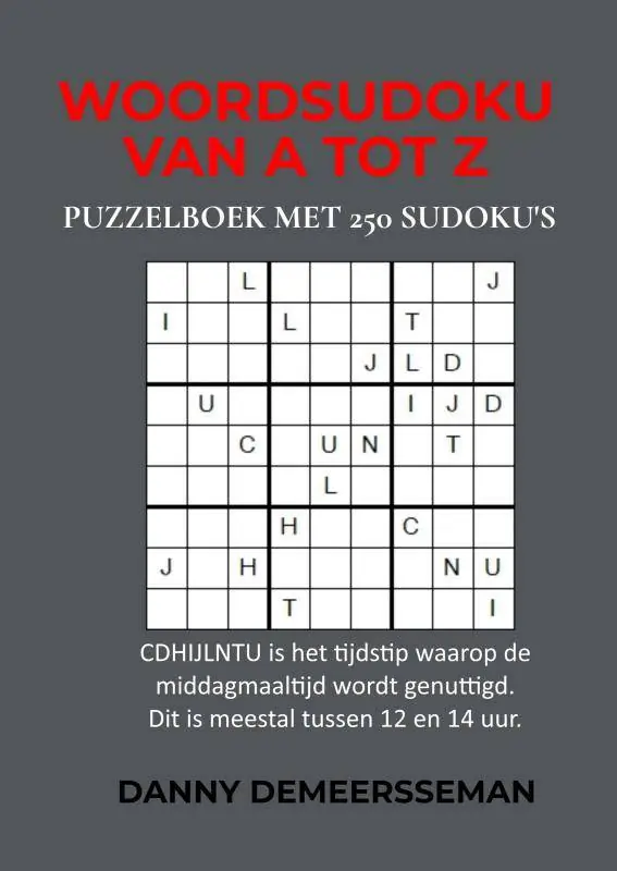 Woordsudoku van A tot Z / Druk 1 Koop Vandaag