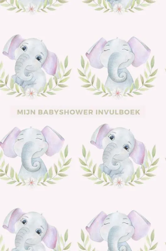 Mijn Babyshower Invulboek – Ook geschikt als Babyshower Gastenboek / Druk 1 Uitverkoop