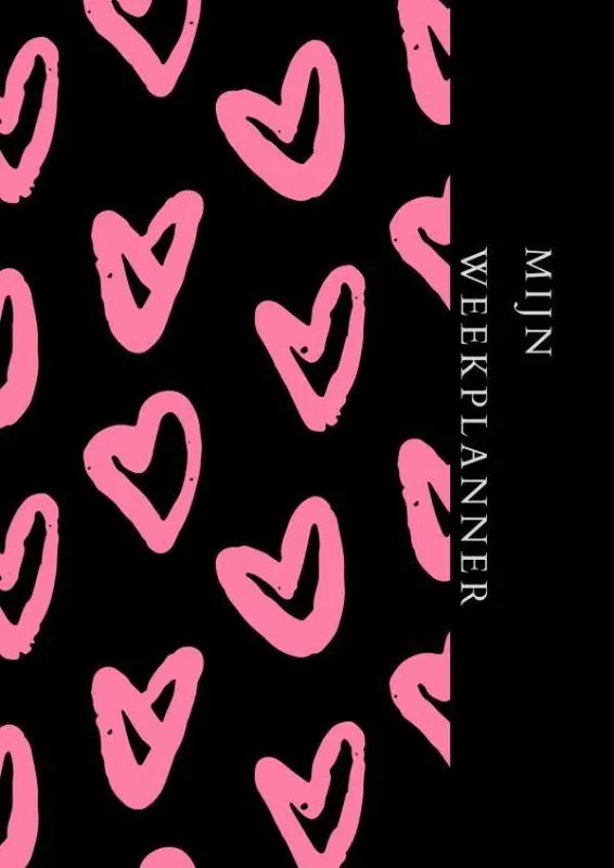Dagaanbieding To Do weekplanner hart A4 ongedateerd. / Druk 1