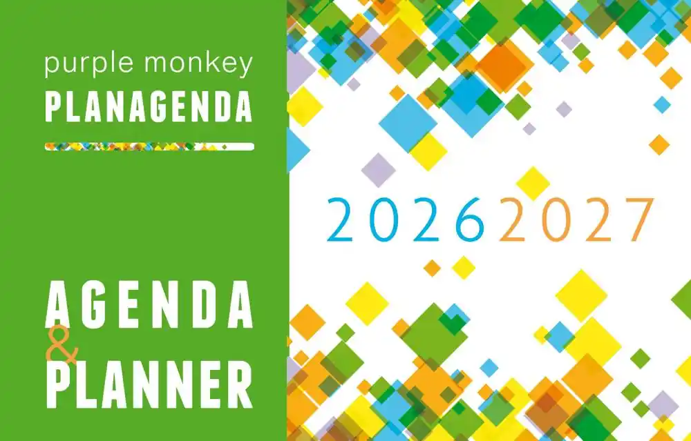 Purple Monkey planagenda 2026-2027 - standaardeditie / Druk 1 Express Levering