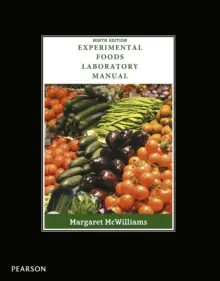 Beperkt Aanbod Experimental Foods: Laboratory Manual / 9th Edition