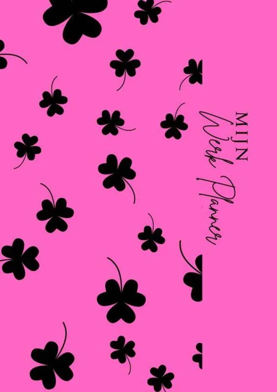 Werkplanner Klaver Pink - To Do Planner - A4 - Ongedateerd. / Druk 1 Betrouwbaar