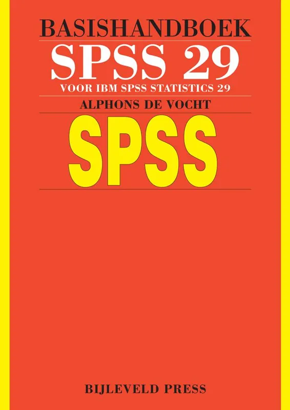 Basishandboek SPSS 29 Speciale Aanbieding