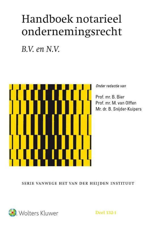 Seizoensaanbieding Handboek notarieel ondernemingsrecht / Druk 1