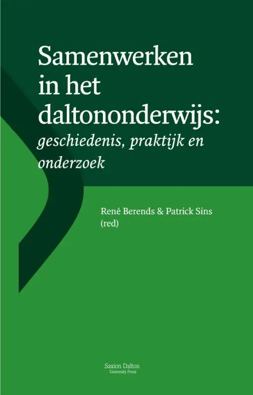 Flitsaanbieding Samenwerken in het daltononderwijs / Druk 1