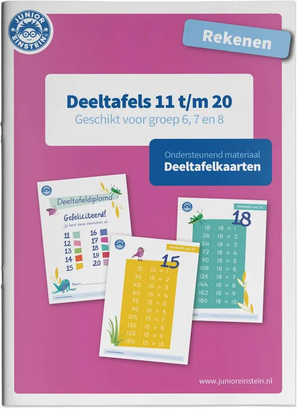 Superprijs Deeltafels 11 tot en met 20 Geschikt voor de groepen 6, 7 en 8 / Druk 1