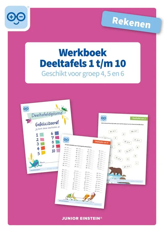 Deeltafels 1 t/m 10 rekenen geschikt voor groep 4, 5 en 6 Werkboek / Druk 1 Alleen Vandaag