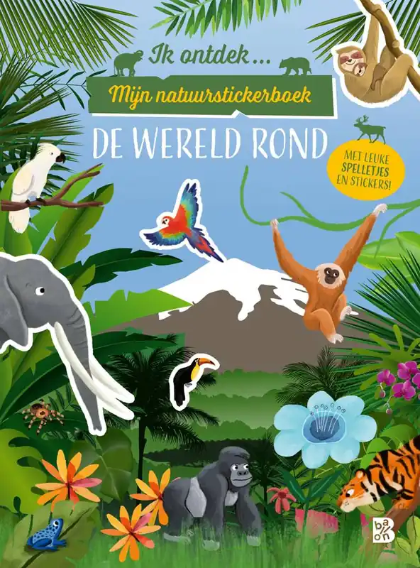 Ik ontdek: Mijn natuurstickerboek: De wereld rond / Druk 1 Merkproduct