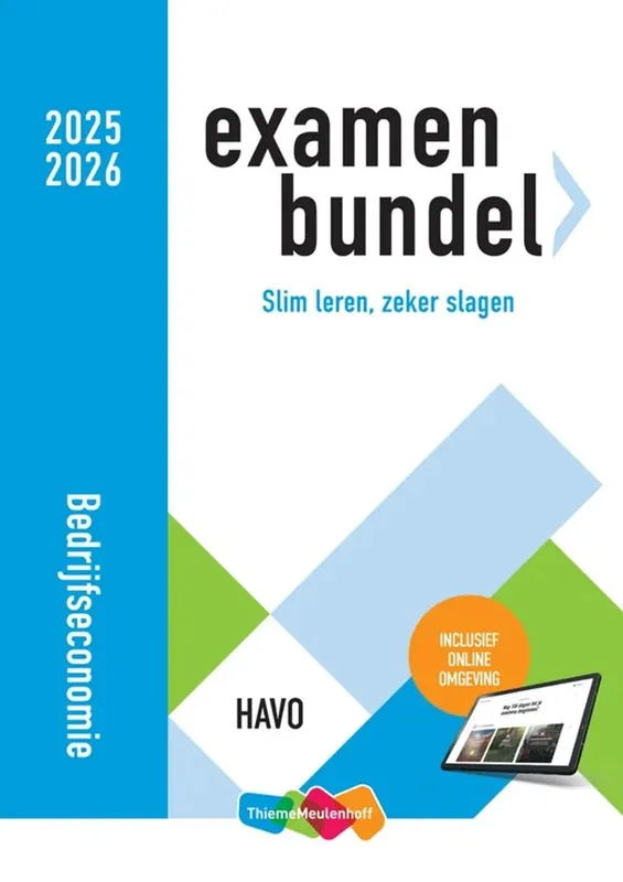Lage Prijs Examenbundel Bedrijfseconomie 2026/2026 HAVO