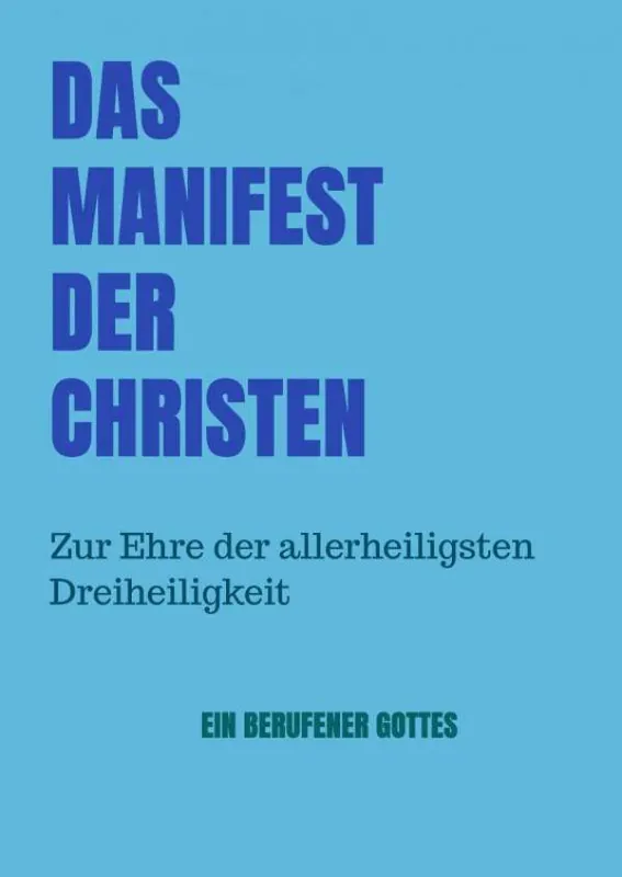Populair Das Manifest der Christen / 1 Edition