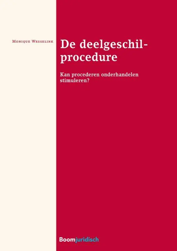 De deelgeschilprocedure / Druk 1 Koopje