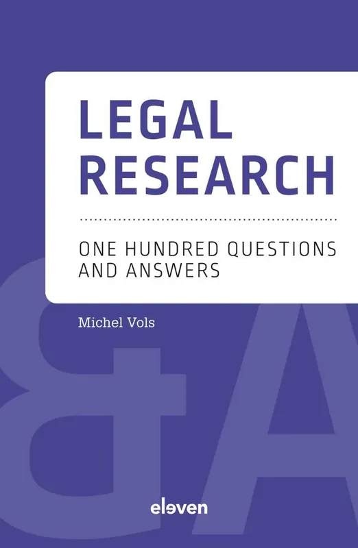 Speciale Aanbieding Legal Research / 1st Edition