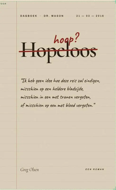 Koop Vandaag Hopeloos / Druk 1