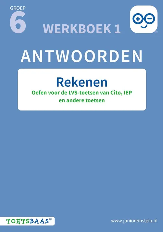 Rekenen antwoordenboek groep 6 Werkboek 1 / Druk 1 Dagaanbieding