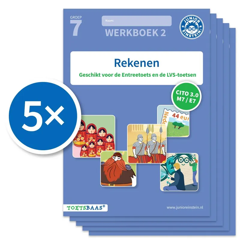 Laatste Versie Rekenen werkboek 2 (Set van 5) / Druk 1