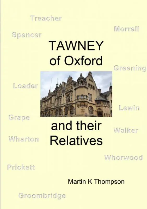 TAWNEY of Oxford / 1st Edition Aanbieding