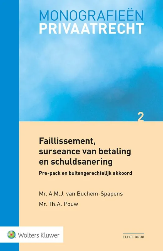 Actieprijs Faillissement, surseance van betaling en schuldsanering / Druk 11