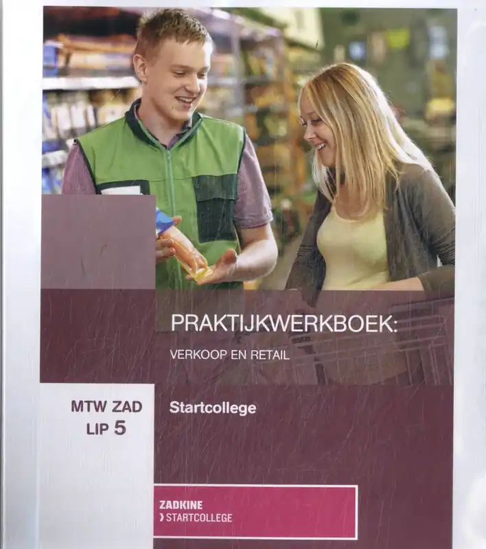 MTW ZAD LIP 5 Verkoop en retail Praktijkwerkboek / Druk 4 Alleen Vandaag