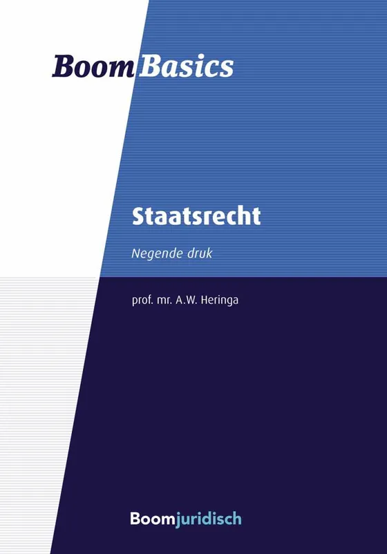 Seizoensaanbieding Staatsrecht / Druk 9