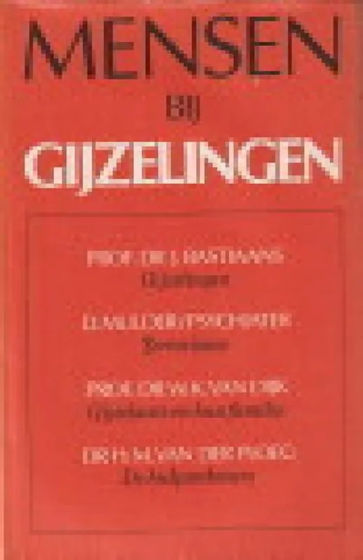 Mensen ny gyzelingen - BASTIAANS, PROF. DR. J. ...EN ANDEREN Korting