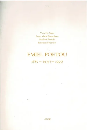 Actieprijs Emiel Poetou 1885-1975 (-1995) - Yves De Smet